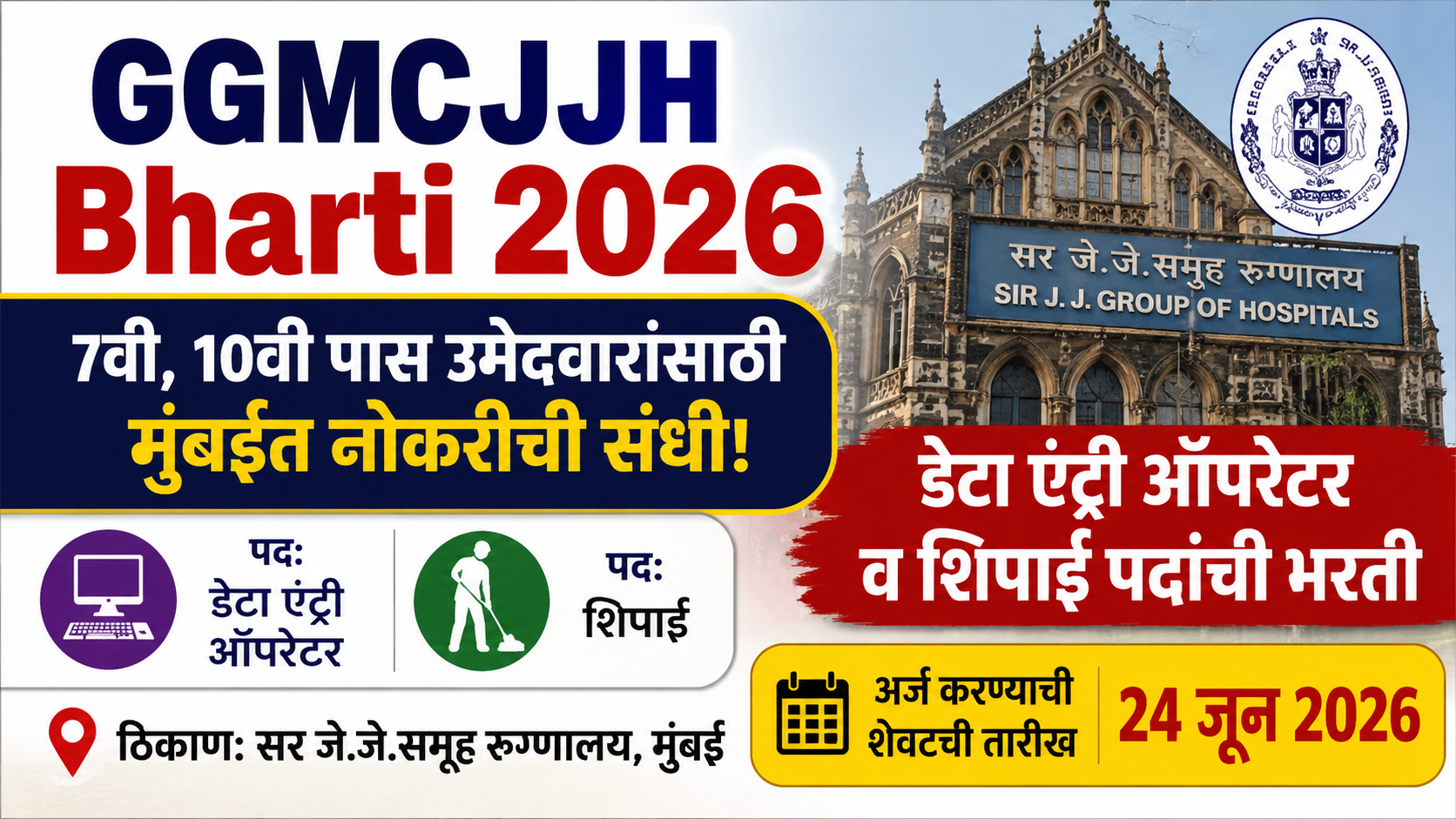 GGMCJJH Bharti 2026